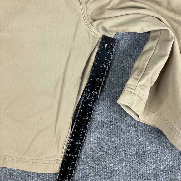 Dickies Cargo Shorts Mens 32 Khaki Utility Workwear Carpenter Outdoor Stained - Picture 4 of 9